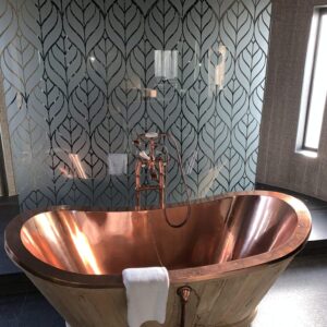 Copper bath installation