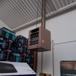 A heater installed inside the Team Valley Business Centre.