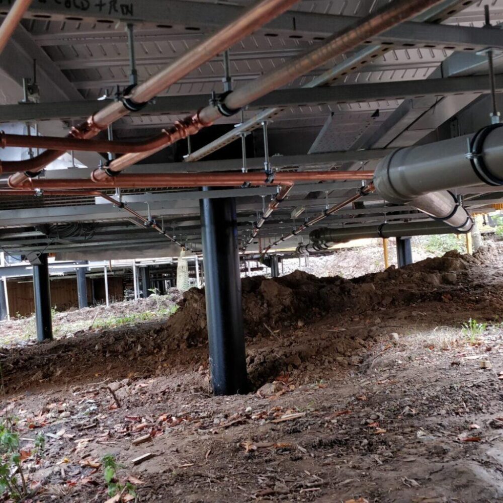 distribution pipework.