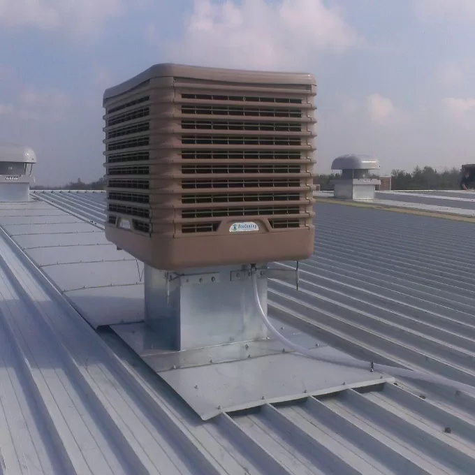 An evaporating cooling body.
