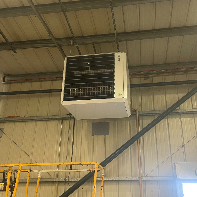 Hydram Engineering – Warm air unit replacement