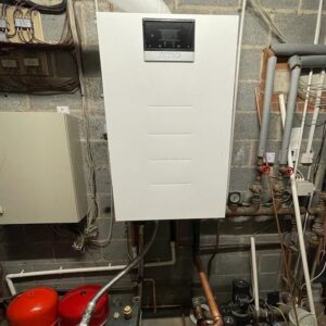 commercial boiler replacement - atag white wall hanging boiler